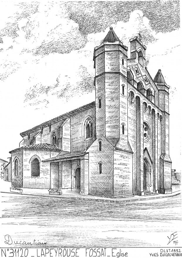 N 31120 - LAPEYROUSE FOSSAT - église